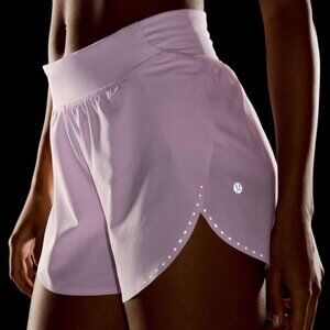 NWT LULULEMON Fast and Free HR Classic Short 3” Reflective Vita Pink
